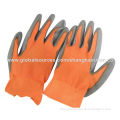 18G hi-VIS nylon liner polyurethane palm coated safety glovesNew